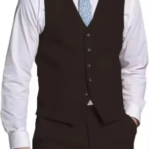 Suits for Men 2 Pieces Vest and Pants Set Gentleman Classic Suit for Men Tuxedo Suit for Men for Wedding Summer Beach